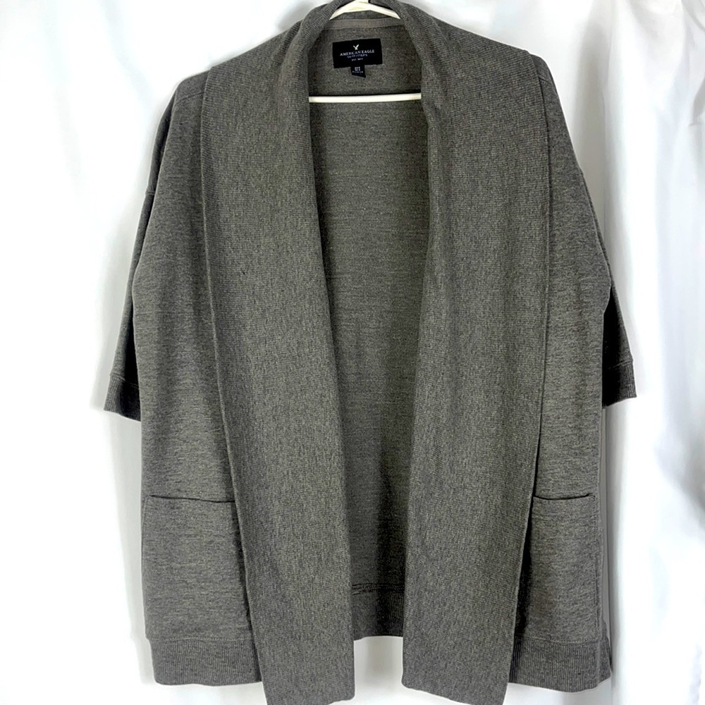 American Eagle Outfitters open face shrt sleeve cardigan Sz XS/S - Picture 4 of 10